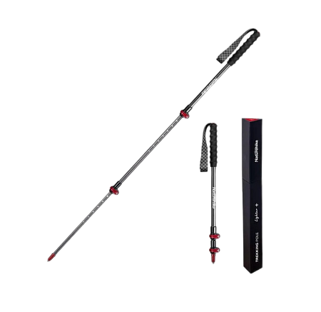 Треккинговая палка 120 см Naturehike (1 шт), красный NH19S010-T