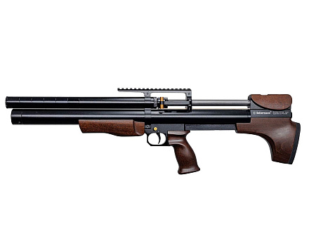 Пневматическая винтовка Альфа Доберман Булл-пап П/вз 6,35/450 (полигонал), тактик, с редуктором, дерево 76000 руб.