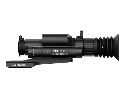 Цифровой прицел DNT ZULUS V2 HD 5-20x c лазерным дальномером и баллистическим калькулятором