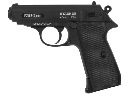 Пистолет пневматический Stalker PPKS (Walther PPK/S) к.4,5мм