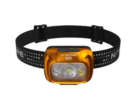 Налобный фонарь NITECORE Оранжевый NU31 550люмен 1800mAh