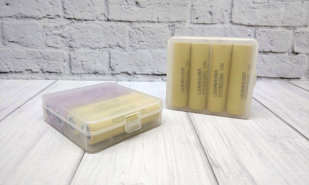 Бокс на 4 аккумулятора 18650 (белый)