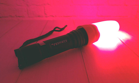 Рассеиватель для фонарей Convoy M1 и M2 и др. (красный)