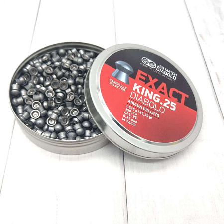 Пули для пневматики JSB Exact King .25 Diabolo  6,35 мм 1,645 гр 350 шт
