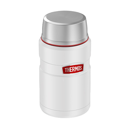 Термос для еды с ложкой 0,71 л THERMOS SK-3021, белый KING