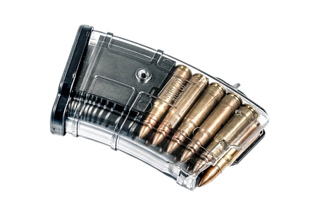 Магазин для Сайга-МК (прозрачный), MAG SG762 40-10/TR