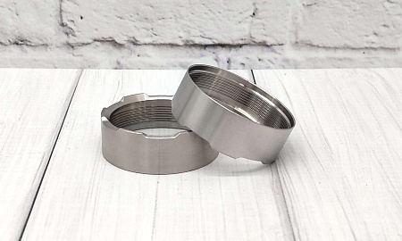 Безель для фонаря Convoy C8 (нержавеющая сталь)