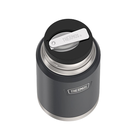 Термос для еды, с ложкой 0,71 л THERMOS IS-301, черный