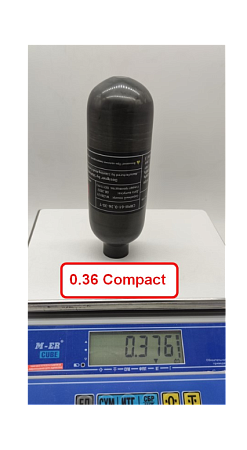 Колба высокого давления ALSAFE 0.36 л (compact) для Леший 2 металлокомпозитная