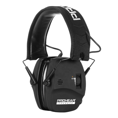 Наушники активные  PROHEAR EM036, NRR 23dB Black с кейсом