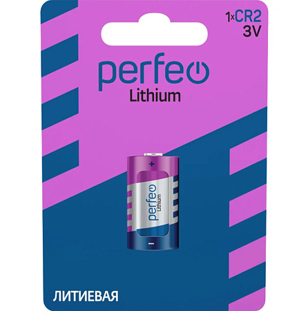 Литиевая батарея  Perfeo CR2/1BL Lithium