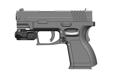 Лазерный целеуказатель Vector Optics VipeRay Scrapper Red