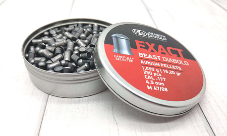 Пули для пневматики JSB  Exact beats 4,52 мм/1,050 г 250 шт