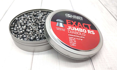 Пули для пневматики JSB Exact Jumbo RS 5,52 мм /0,87г 500 шт,