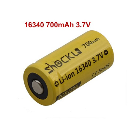 Аккумулятор Shockli RCR123 16340 700 мАч