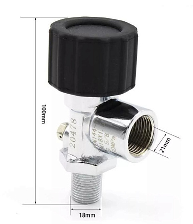 Вентиль м18х1.5