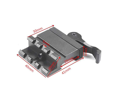 Переходник тактический 45 градусов быстросъем