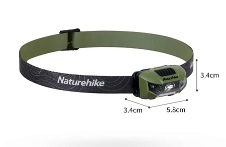 Налобный фонарь Naturehike, зеленый CNK2300DQ020